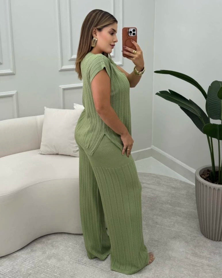 Conjunto Linda Calça em Preto — Vivanne Boutique