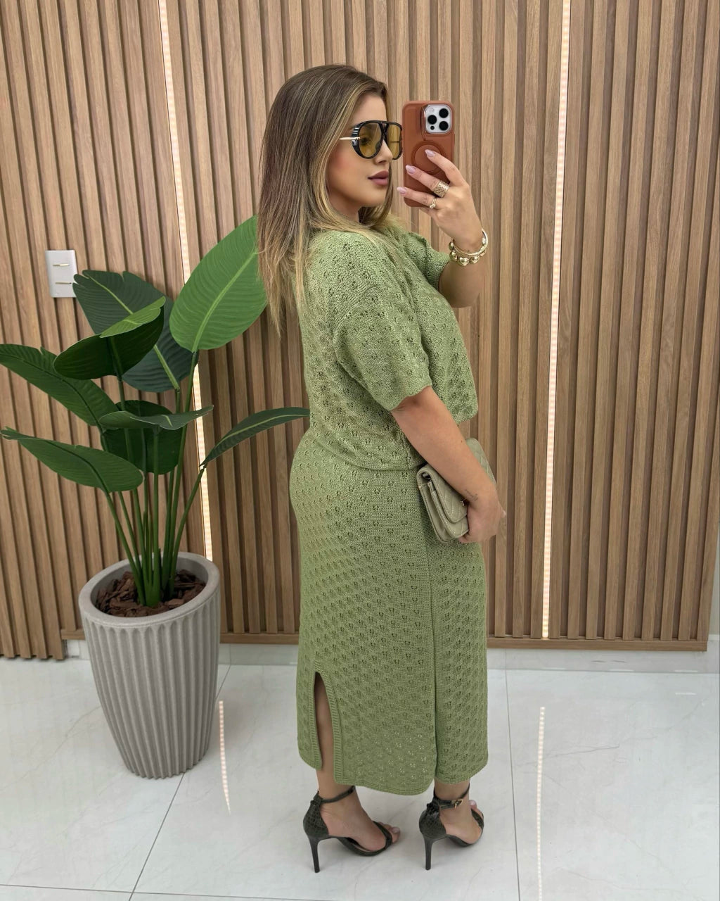 Conjunto Kaline Colete Longo — Vivanne Boutique