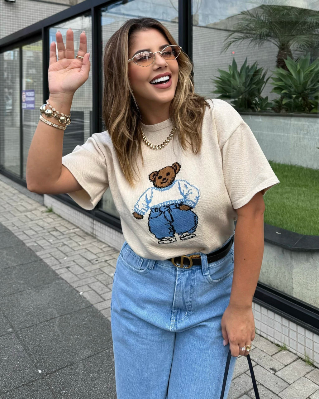 Blusa Mimo verde escuro — Vivanne Boutique