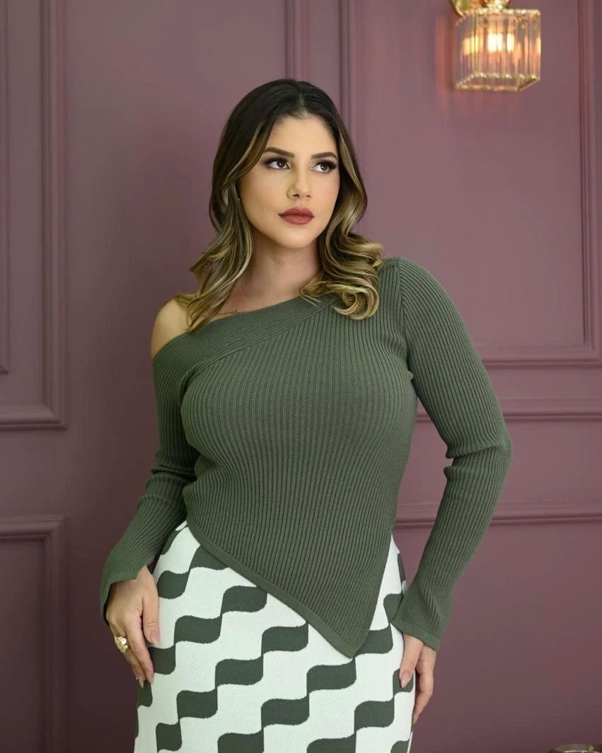 Blusa Mula Manca solta — Vivanne Boutique