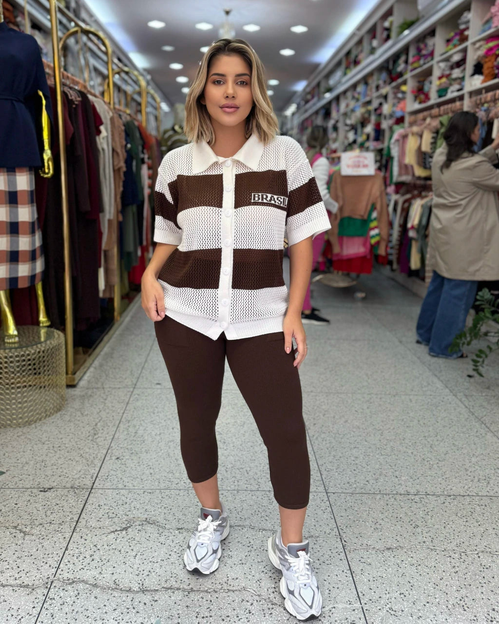 Blusa Hexa Brasil Bicolor — Vivanne Boutique