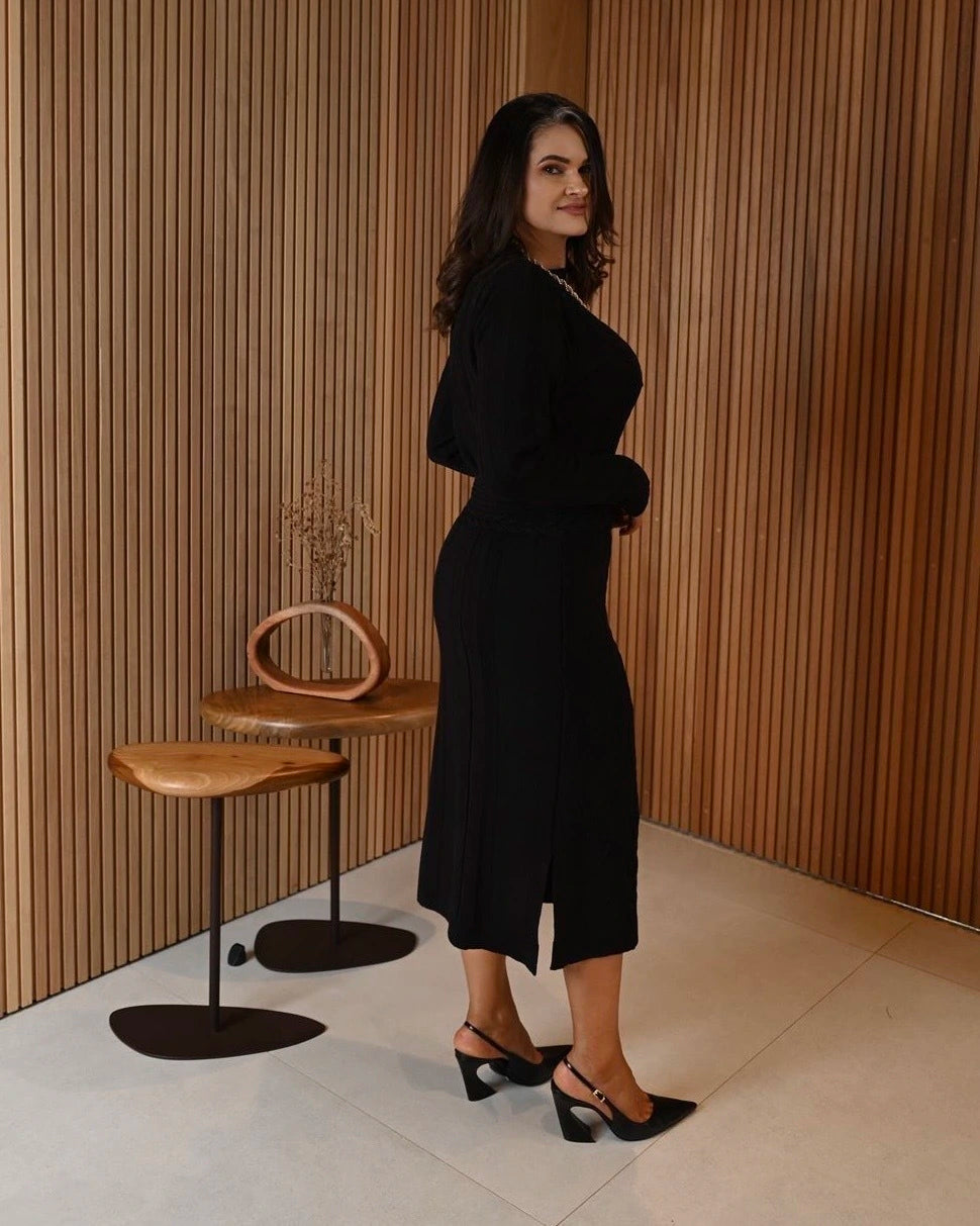 Conjunto Lays em Preto Clássico — Vivanne Boutique