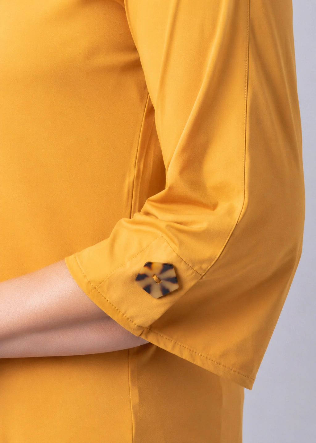 Blusa Begônia Mostarda