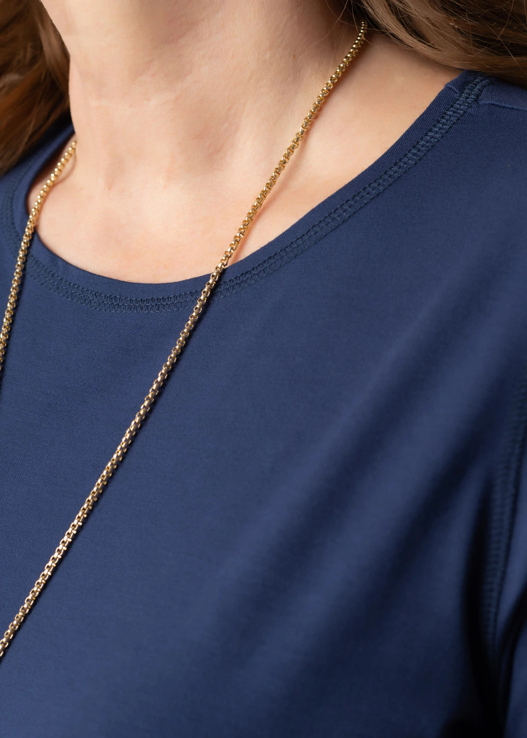 Blusa Lírio Azul Marinho