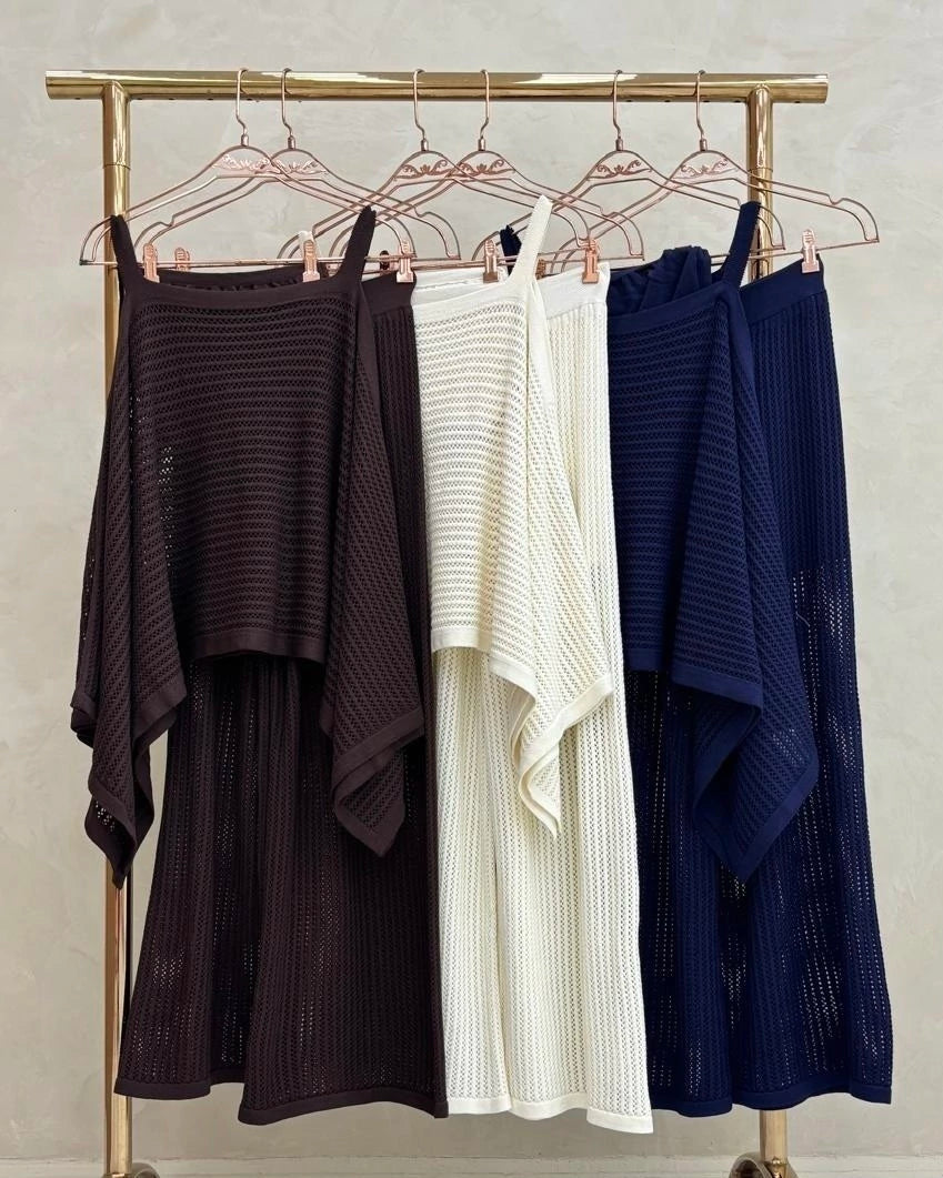 Conjunto Liz em Azul Marinho — Vivanne Boutique