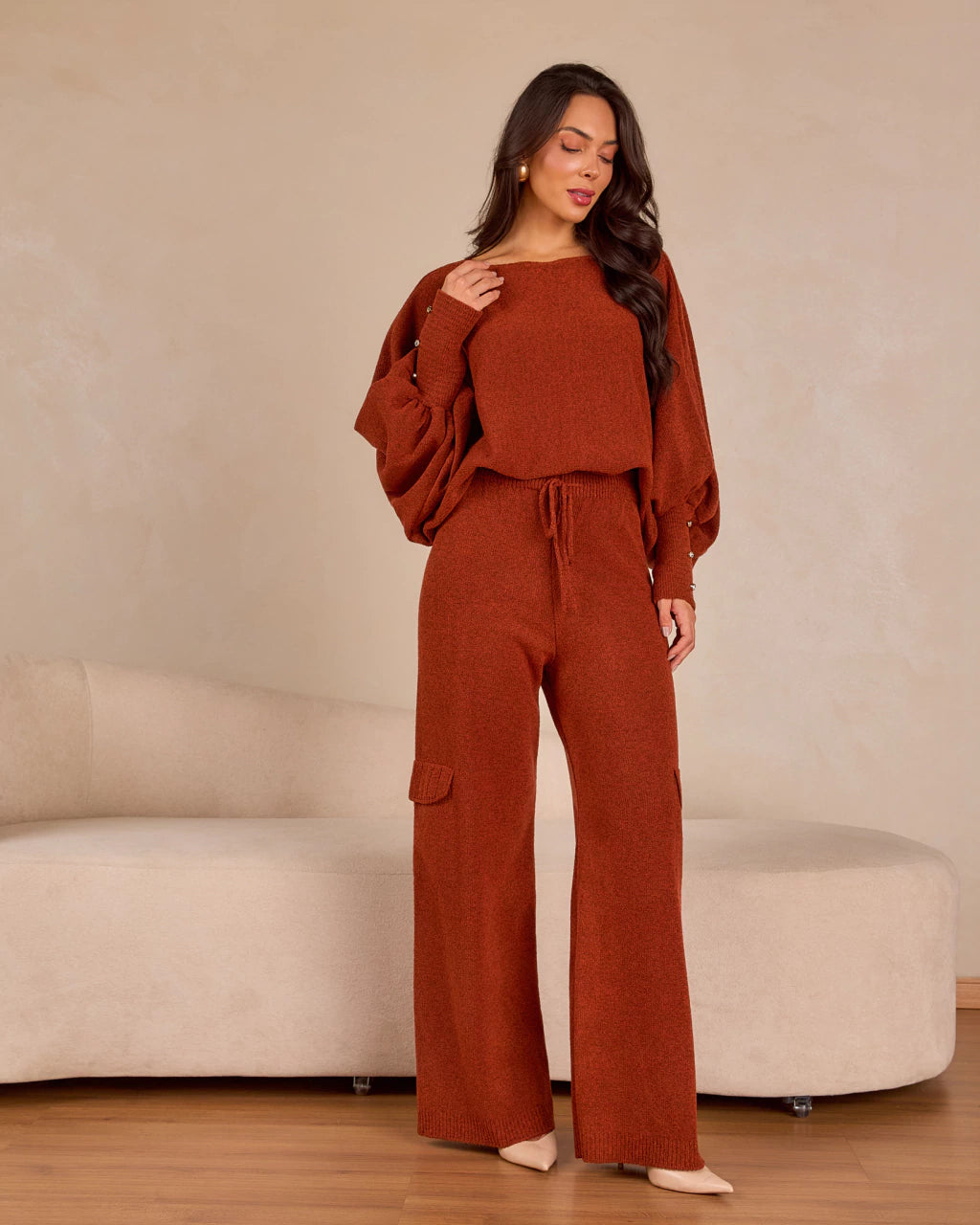 Conjunto Pérola Mousse - Vivanne Boutique