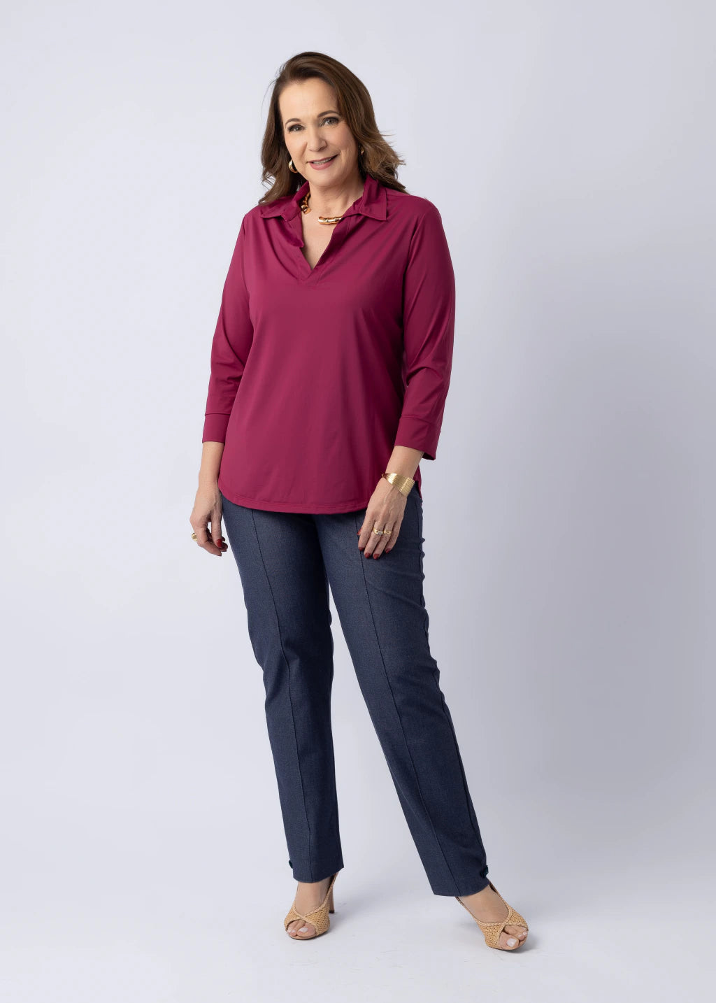Camisa Liz Magenta