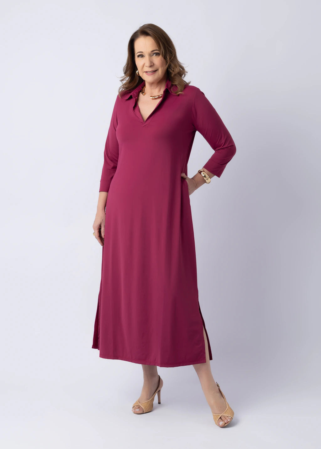 Vestido Aurora Magenta