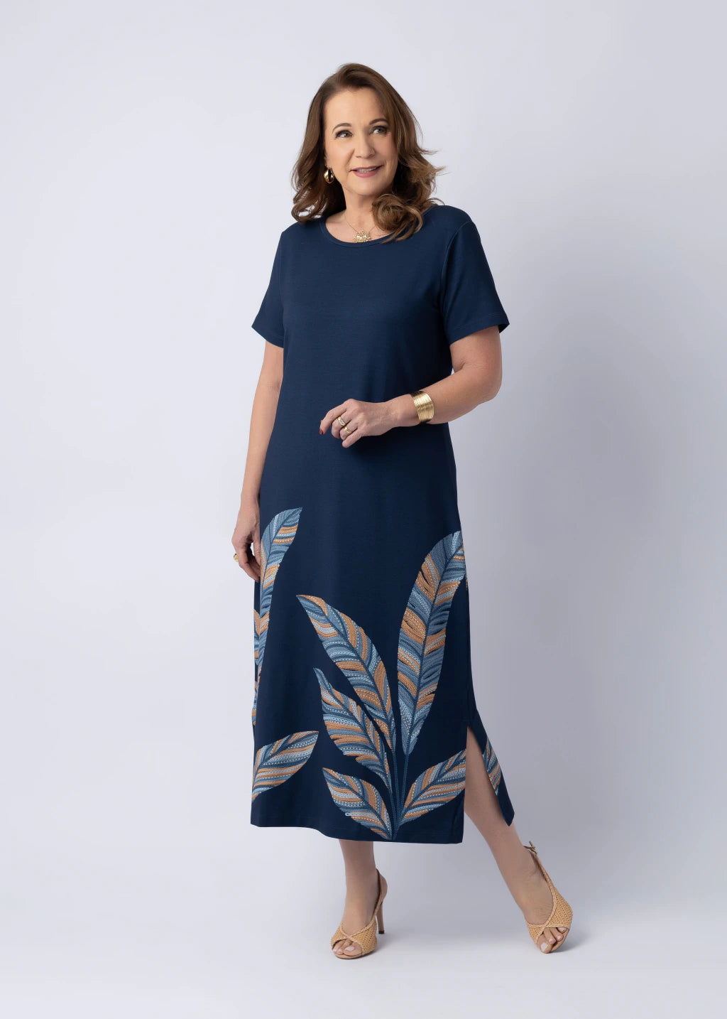 Vestido Antonela Azul Marinho
