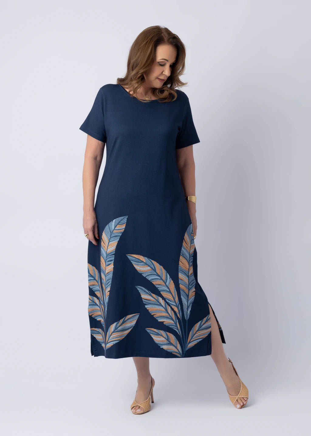 Vestido Antonela Azul Marinho