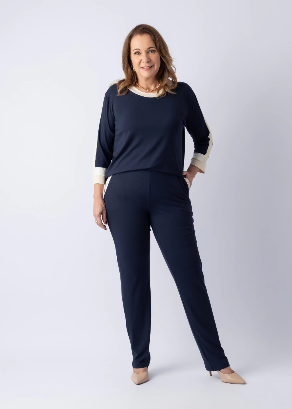Conjunto Graziela Azul Marinho
