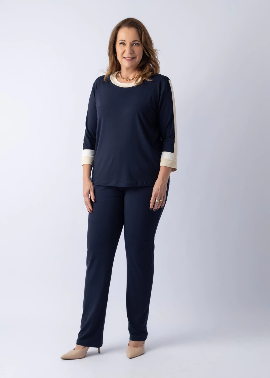 Conjunto Graziela Azul Marinho