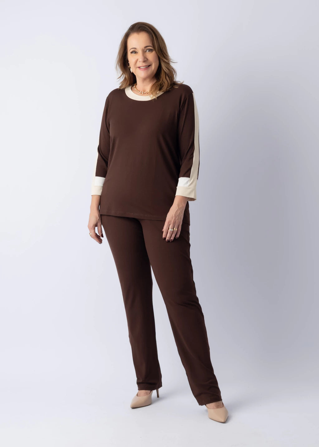 Conjunto Graziela Marrom