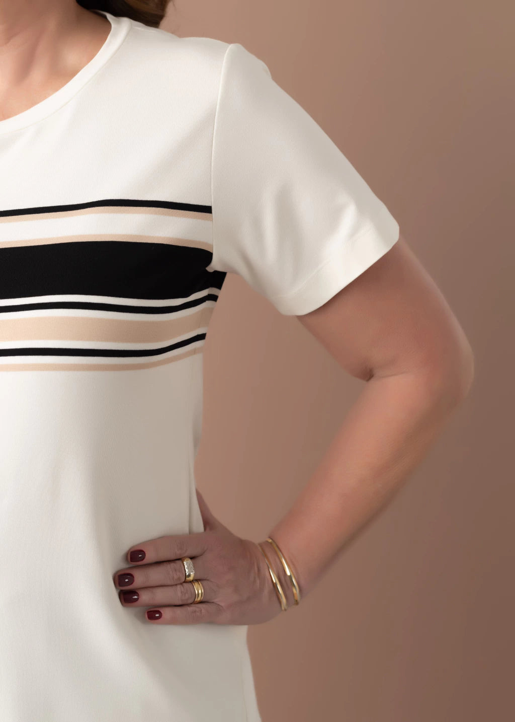 Conjunto Instante Off White e Preto