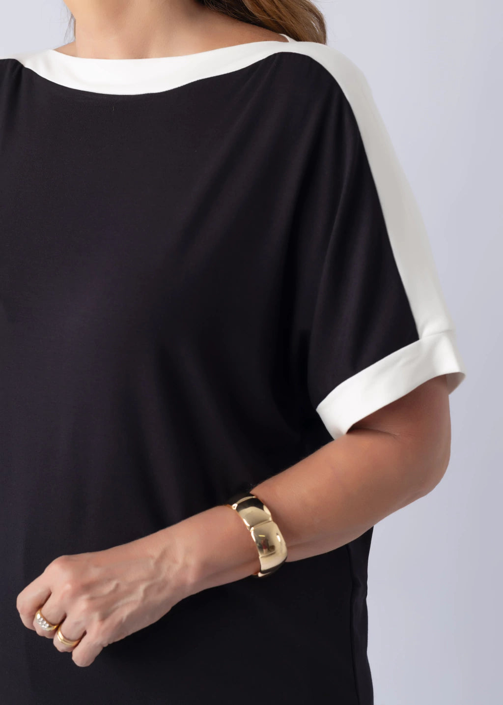 Conjunto Juliana Preto e Branco