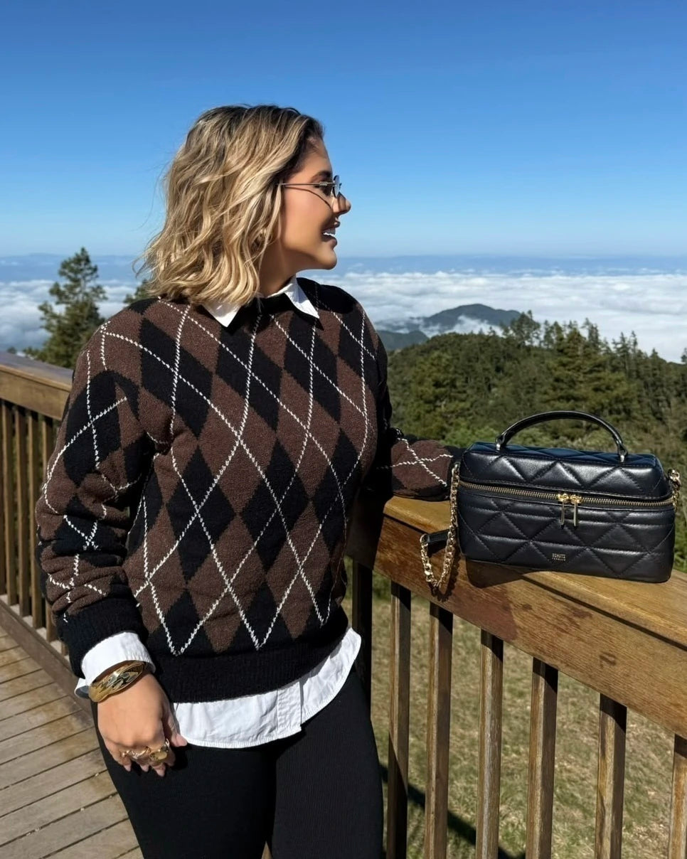 Blusa Bruna Tricô Leve — Vivanne Boutique