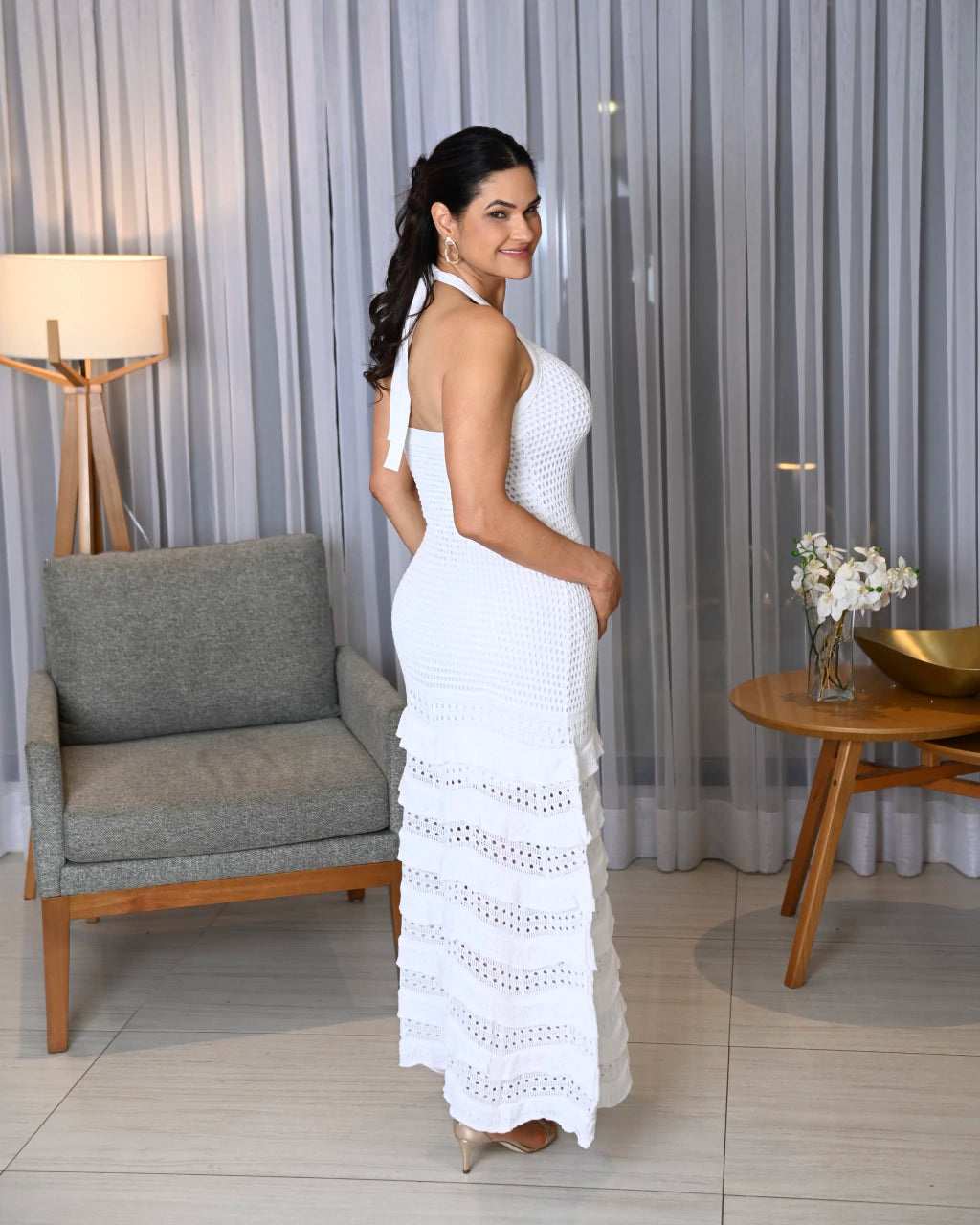 Vestido Drica Corte Reto — Vivanne Boutique