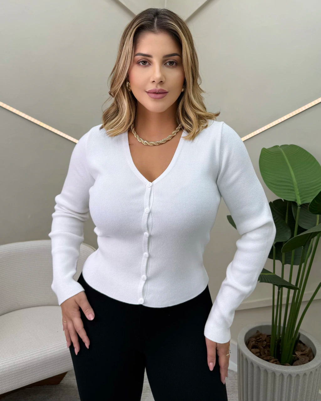 Casaco Julia de caimento leve — Vivanne Boutique
