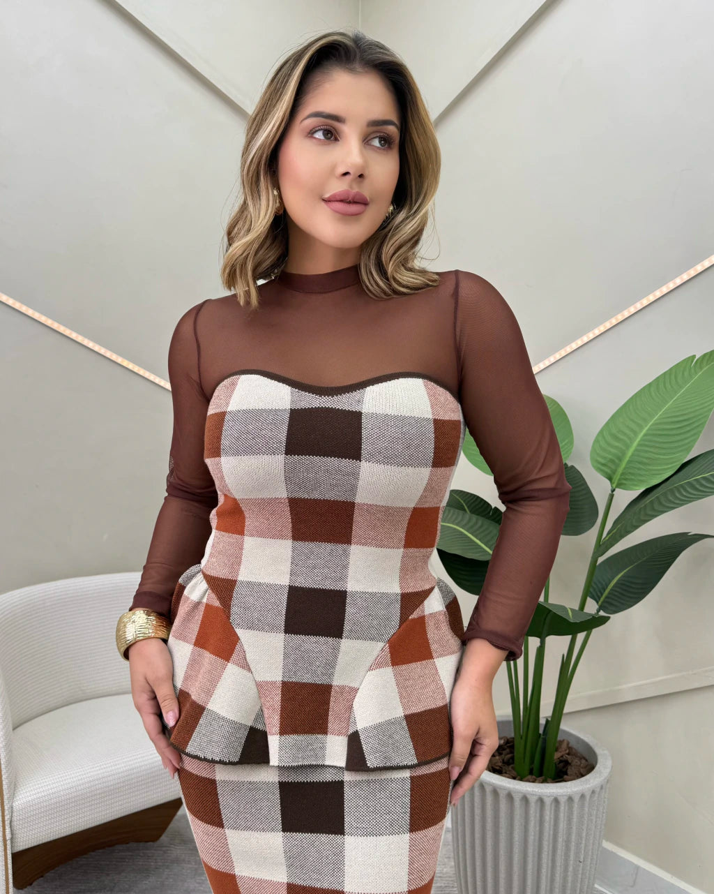 Conjunto Júlia Midi Alongado — Vivanne Boutique