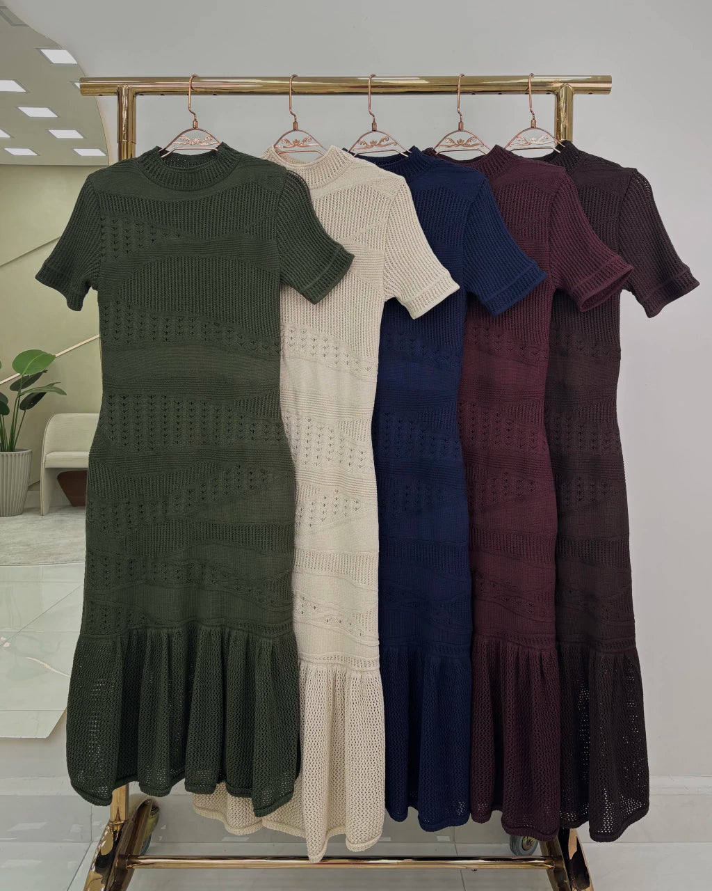 Vestido Gigi Tons de Outono — Vivanne Boutique