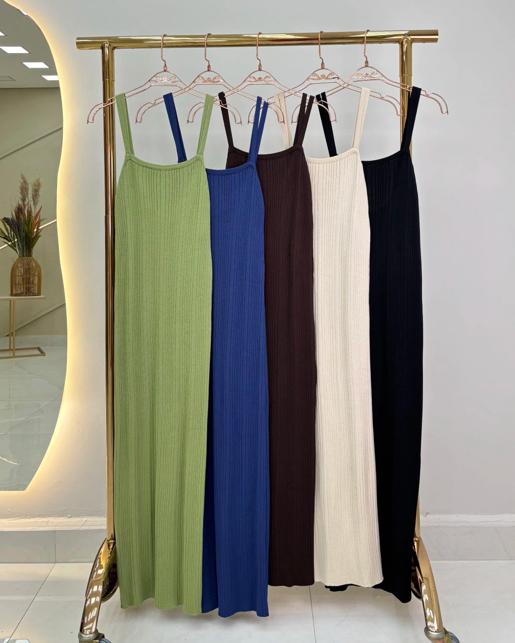 Vestido Bárbara Tricô Leve — Vivanne Boutique