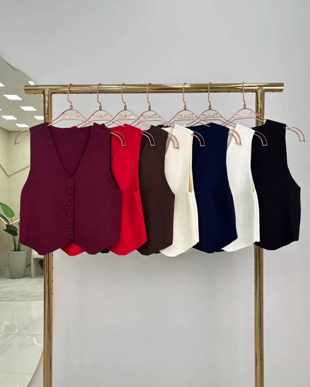 Colete Básico de corte reto — Vivanne Boutique