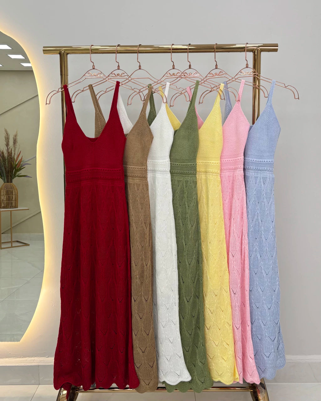 Vestido Iza em Tricô — Vivanne Boutique