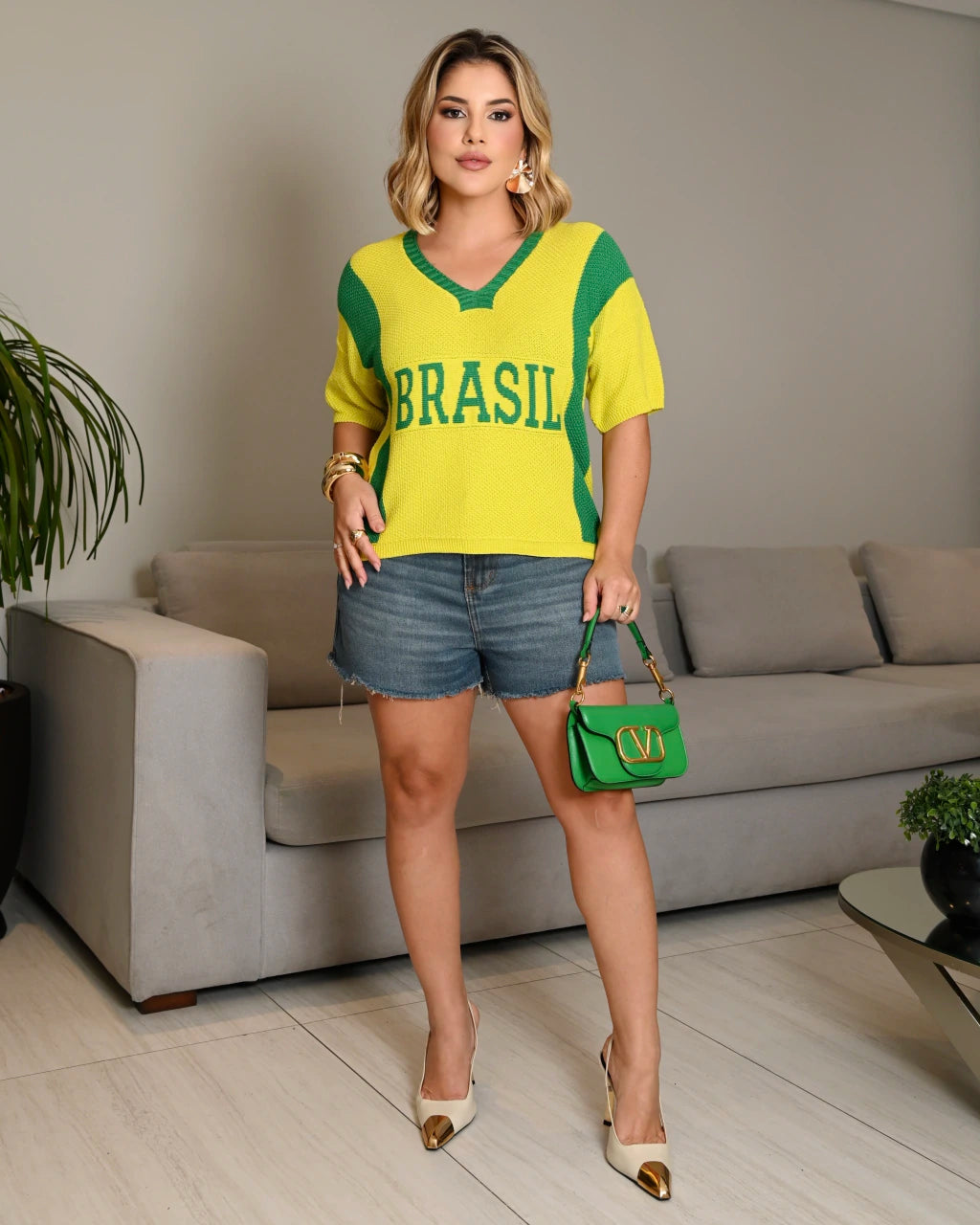 Blusa Lu Brasil Colorida — Vivanne Boutique
