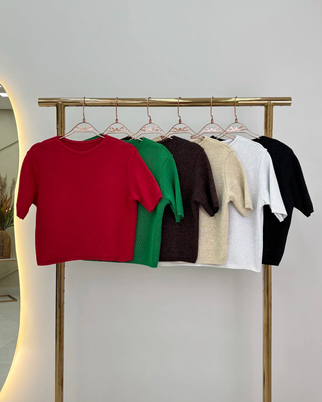 Blusa Katarina Lurex Brilho Sutil — Vivanne Boutique
