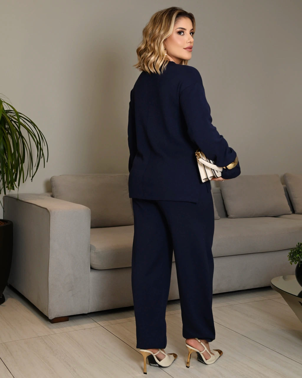Conjunto Calça Lia Estruturado — Vivanne Boutique