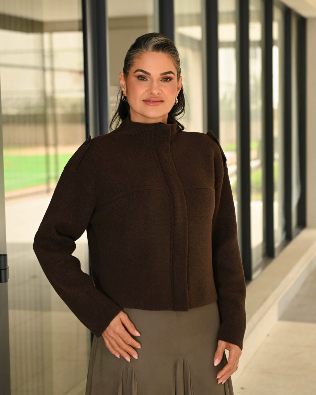 Casaco Luana de silhueta ampla — Vivanne Boutique