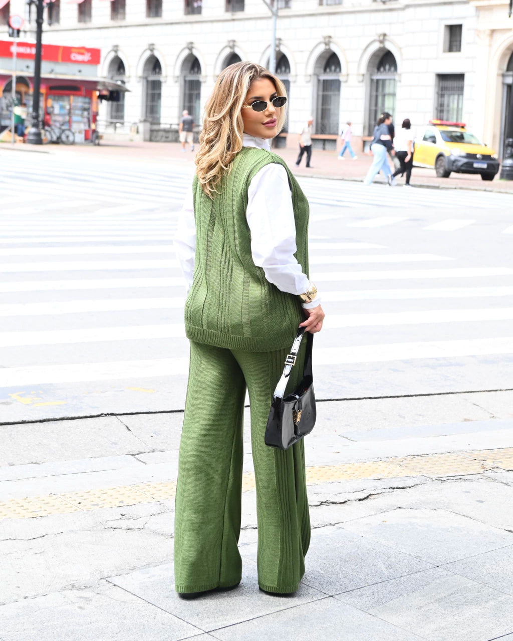 Conjunto Lu em Verde Escuro — Vivanne Boutique
