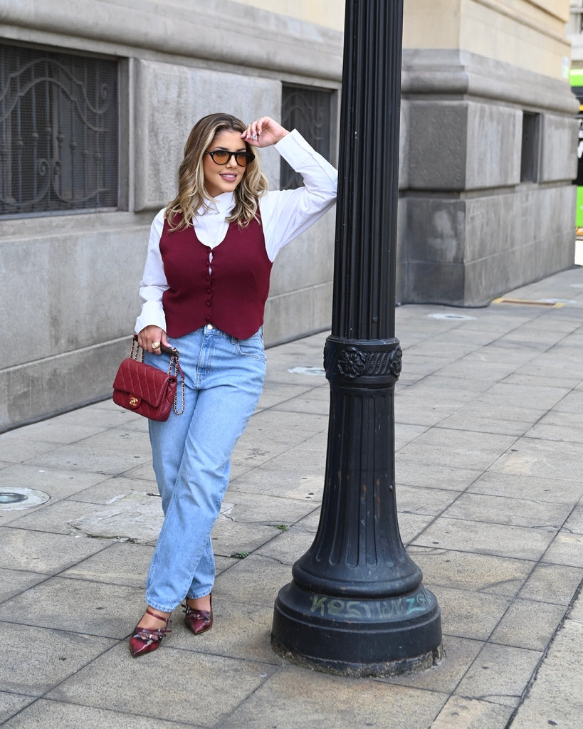 Colete Básico de corte reto — Vivanne Boutique