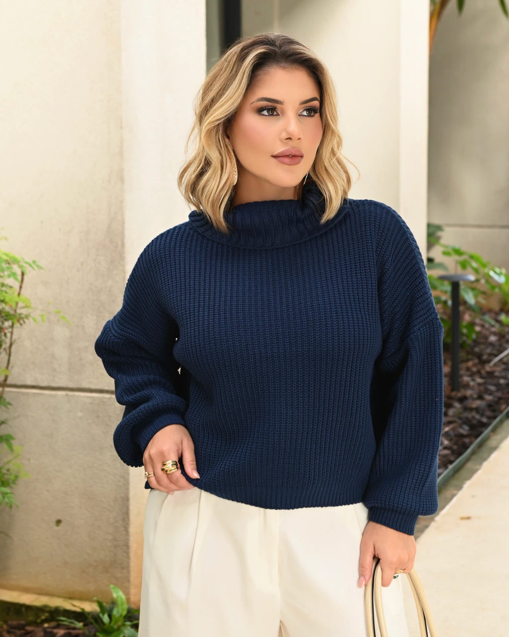 Blusa Heloisa Manga Longa — Vivanne Boutique
