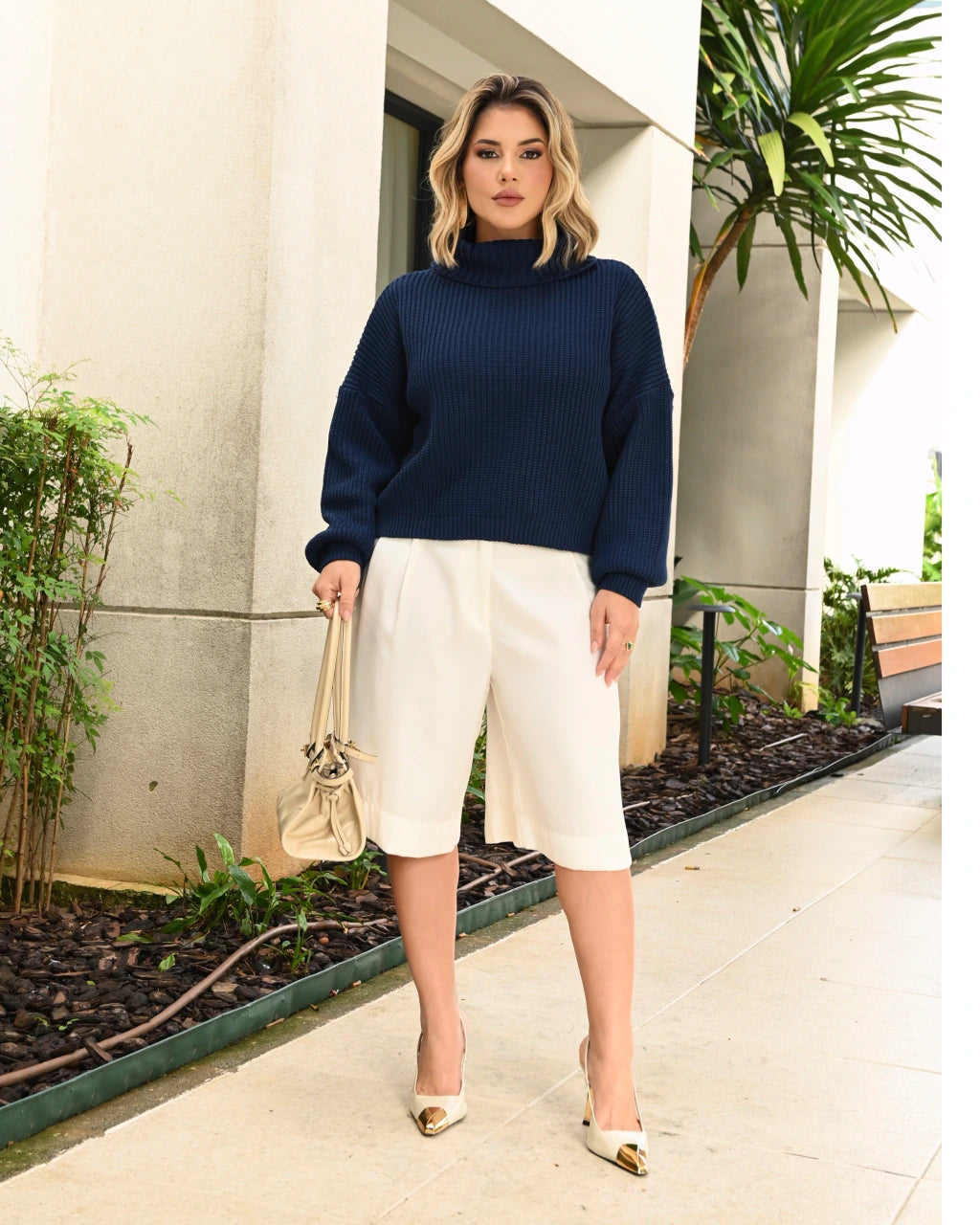 Blusa Heloisa Manga Longa — Vivanne Boutique