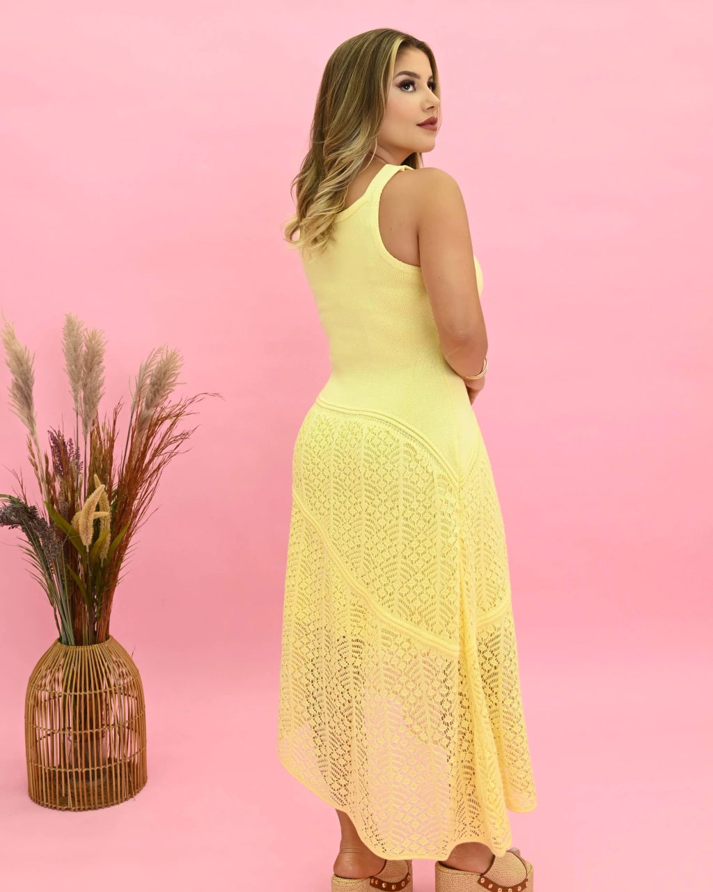 Vestido Fernanda Corte Longo — Vivanne Boutique
