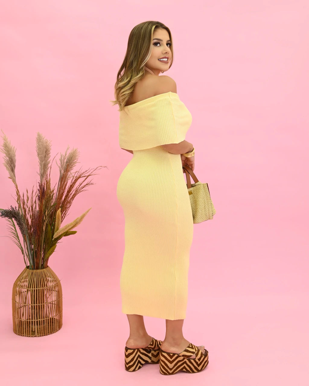 Vestido Tamila de Caimento Alongado — Vivanne Boutique