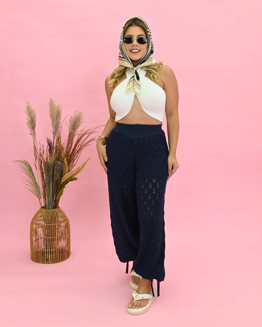 Calça Aladin de Caimento Solto — Vivanne Boutique