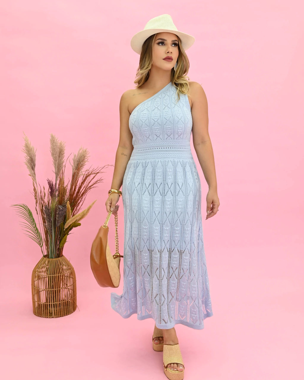Vestido Katarina em Tricô — Vivanne Boutique