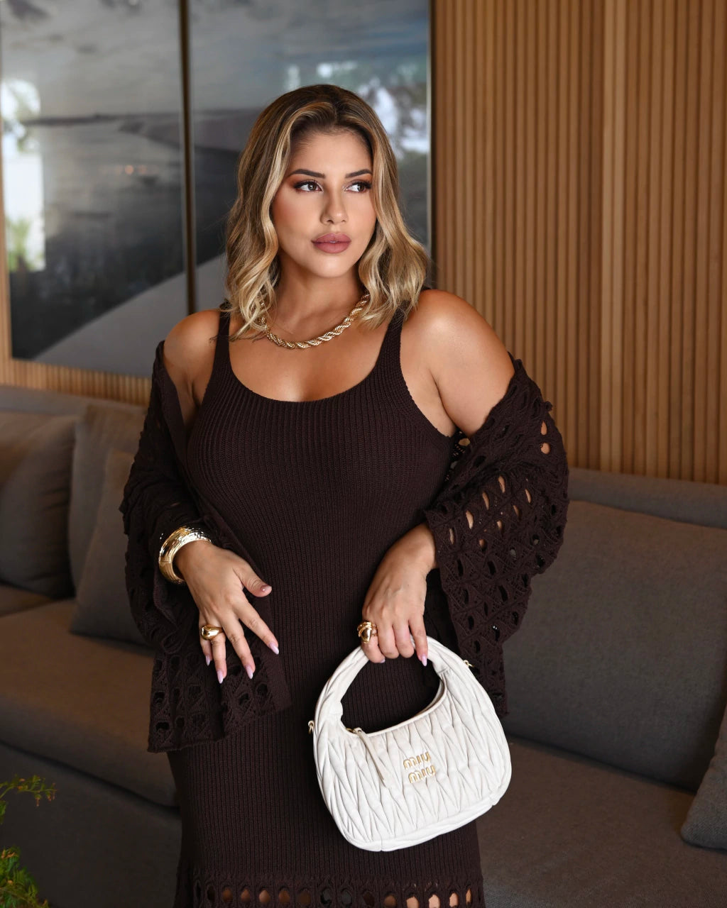Vestido Leide Corte Evasê — Vivanne Boutique