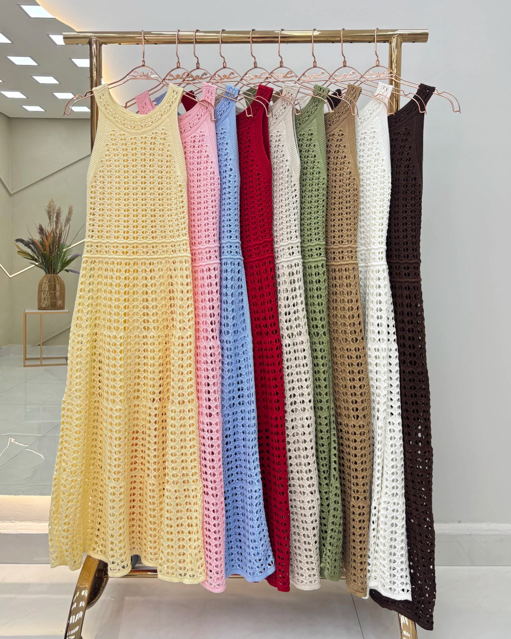 Vestido Três Maria Comprimento Longo — Vivanne Boutique