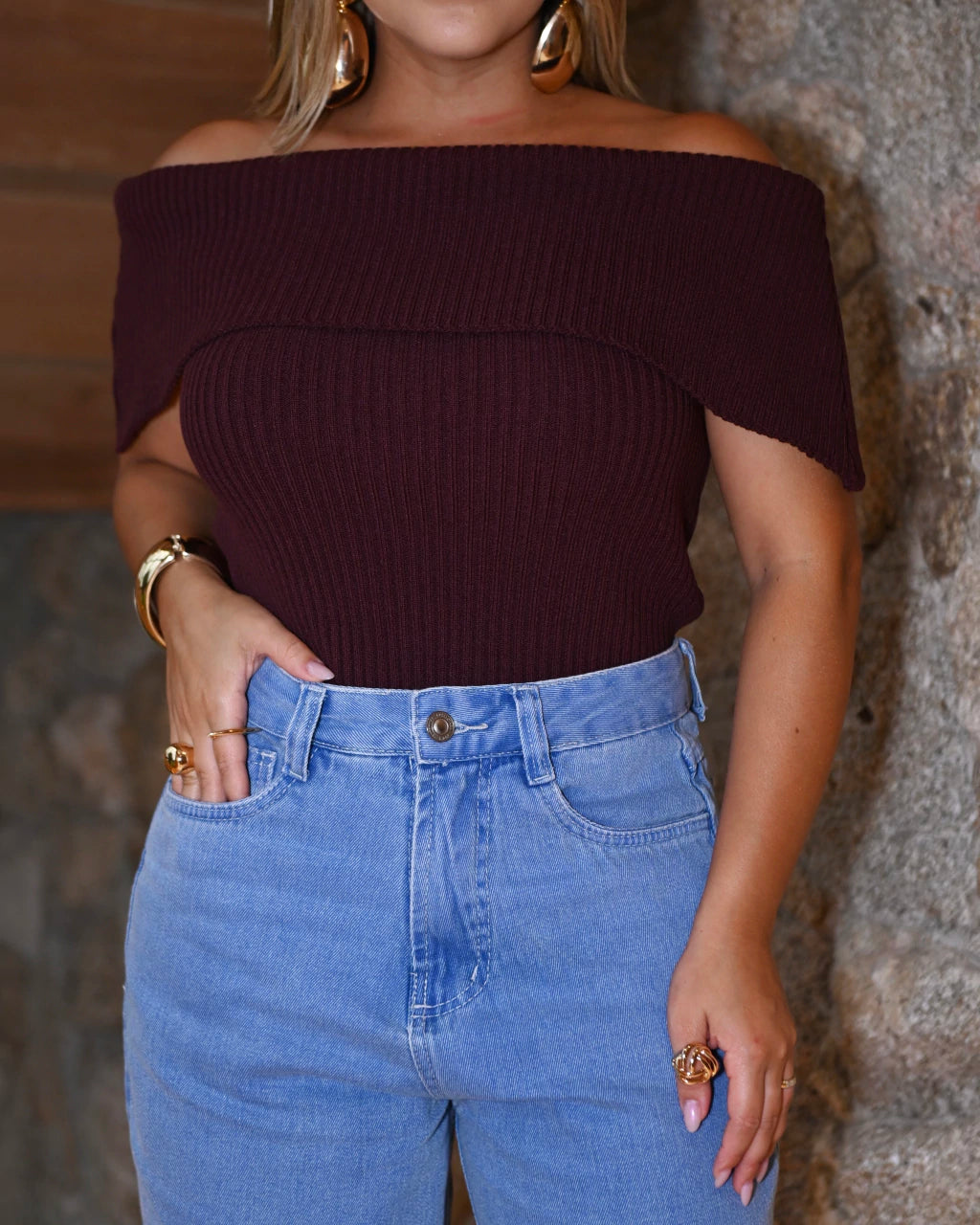 Blusa Naiara verde escuro — Vivanne Boutique