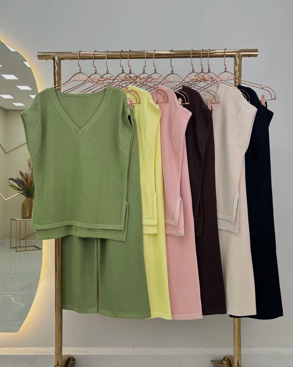 Conjunto Mariaa de Silhueta Alongada — Vivanne Boutique