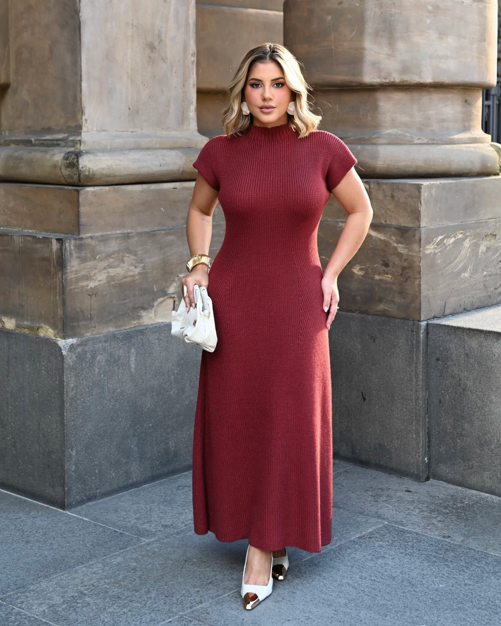 Vestido Liliane Corte Reto — Vivanne Boutique