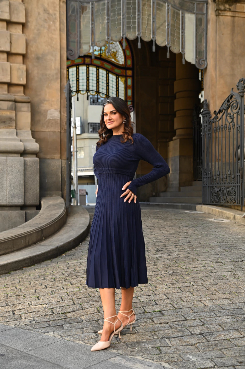 Vestido Dedinho Caimento Justo — Vivanne Boutique
