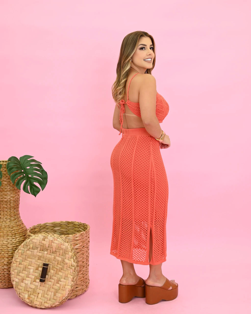 Conjunto Duda Colete Longo — Vivanne Boutique