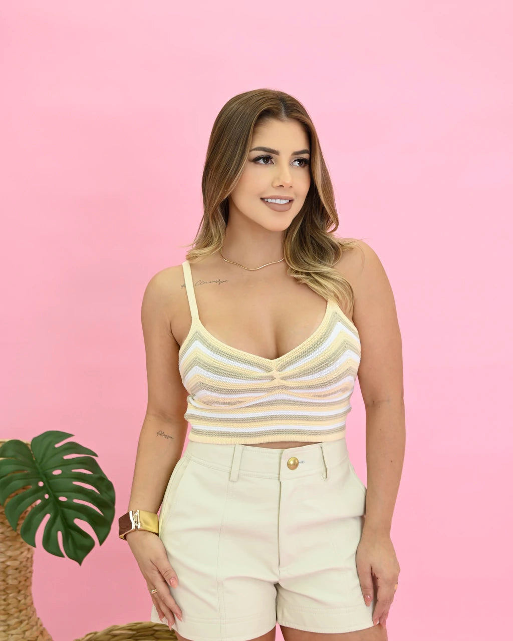 Cropped Flávia Verde Malva — Vivanne Boutique