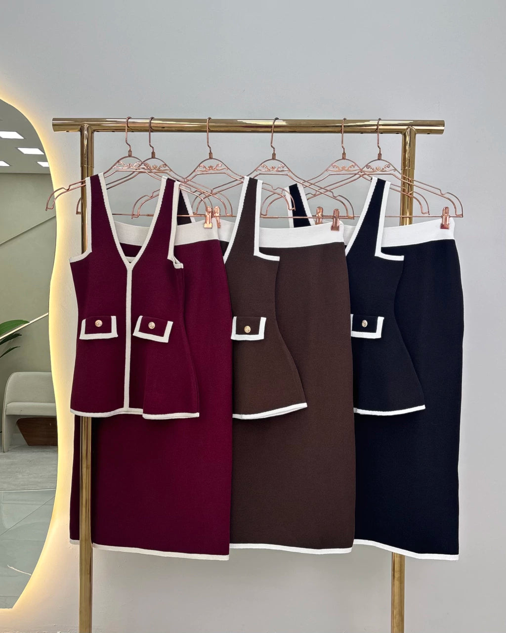 Conjunto Tânia Sóbrio Elegante — Vivanne Boutique