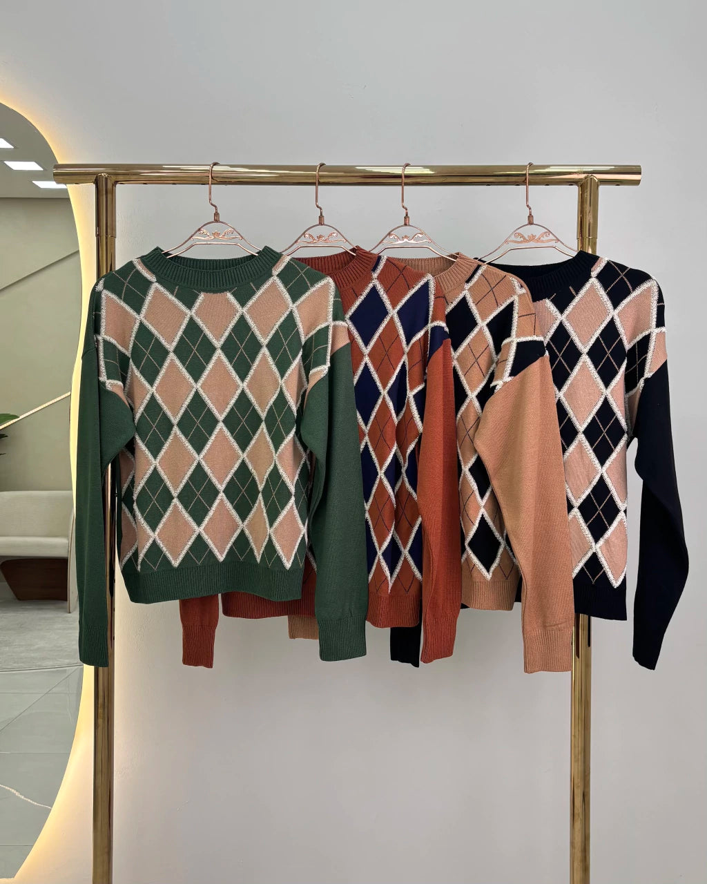 Blusa Escocês Estampa Xadrez — Vivanne Boutique