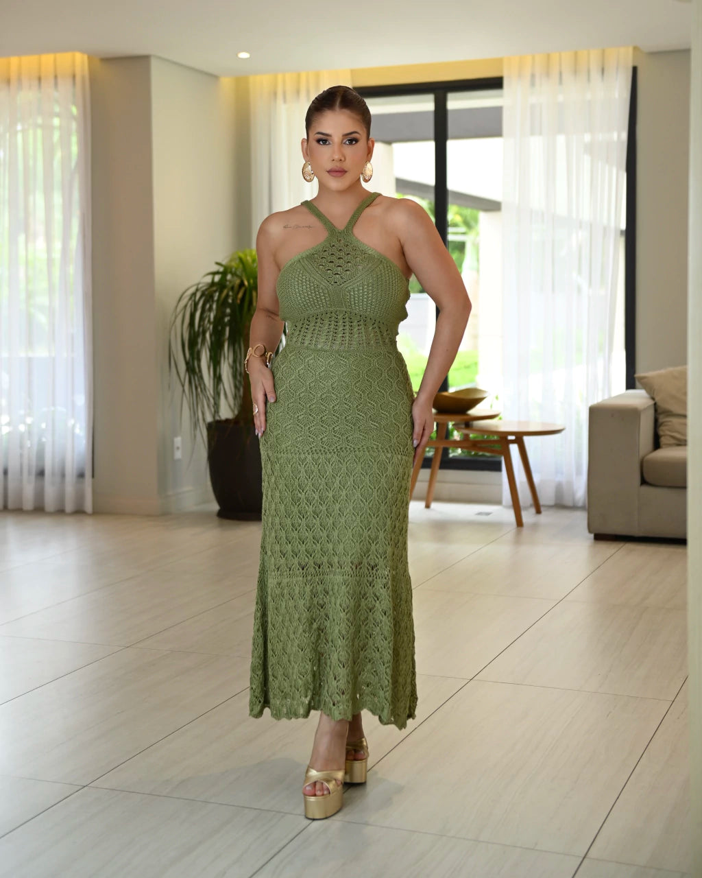 Vestido Manuella Brilhante — Vivanne Boutique